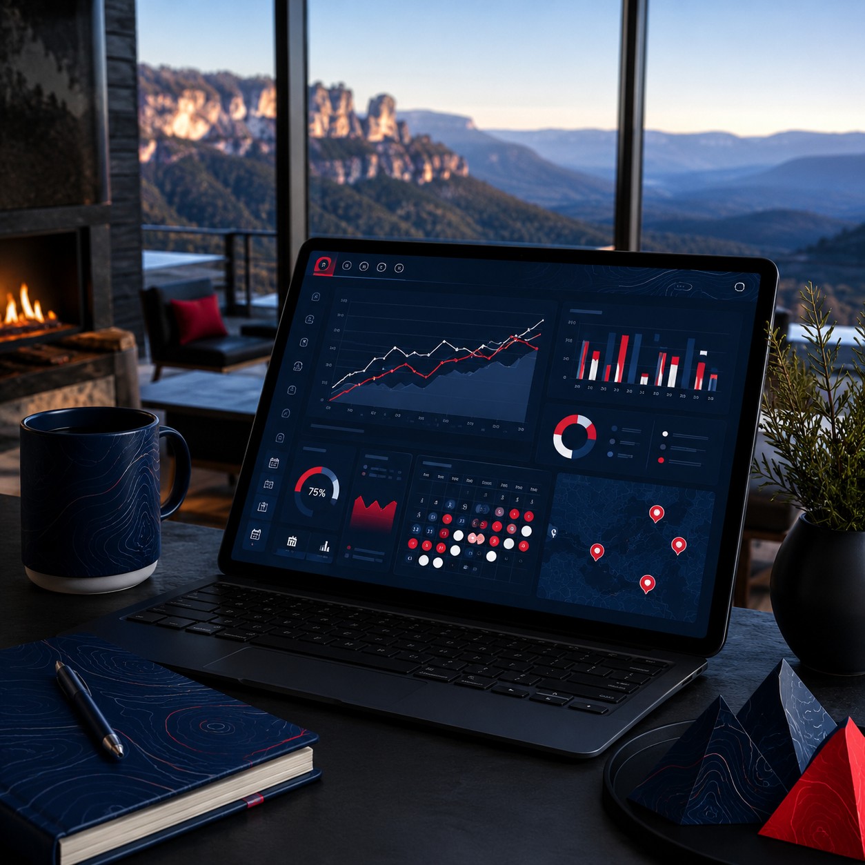Airbnb pricing, reporting and Blue Mountains market data